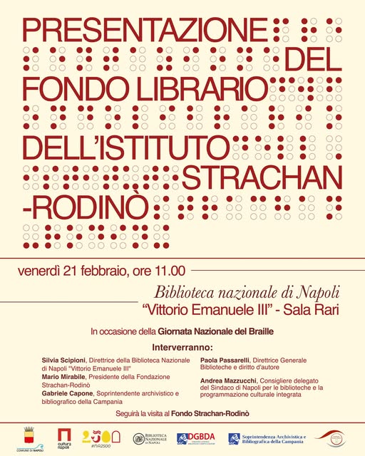 Biblioteca Nazionale di Napoli | Giornata Nazionale del Braille